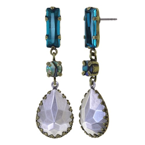 Boucles d'oreilles Konplott Sea Breeze blue green