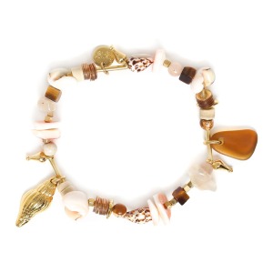 Bracelet Franck Herval Joanna extensible coquillage