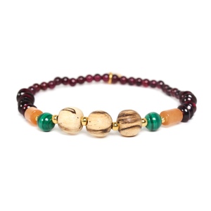 Bracelet Nature Bijoux Bergame 3 perles de Tamarinier