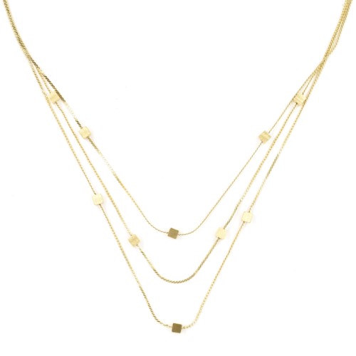 Collier ZAG Golden cube multirang dor 