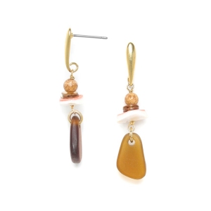 Boucles d'oreilles Franck Herval Joanna verre recyclé