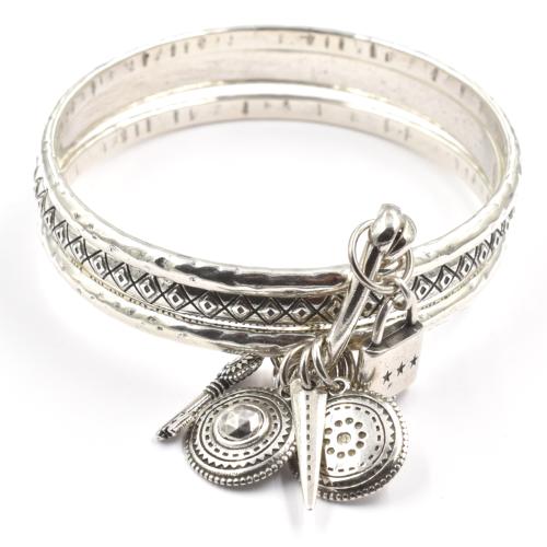 Bracelet Shabada Joncs argents Timeless Nina 32 M