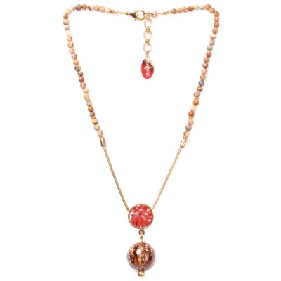 Collier Nature Bijoux Cappuccino 1 perle