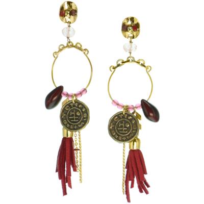 Boucles d'oreilles Franck Herval Julie petites Gitanes