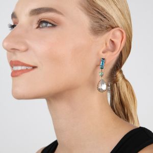 Boucles d'oreilles Konplott Sea Breeze blue green