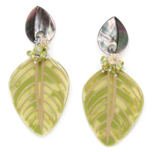 Boucles d'oreilles Nature Bijoux Herboriste bi colors