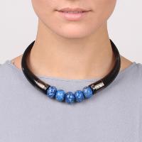 Collier Nature Bijoux Deep blue trompes