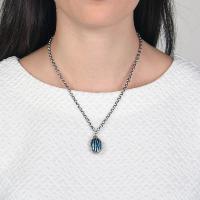 Collier Konplott Captured Blue crystal Small