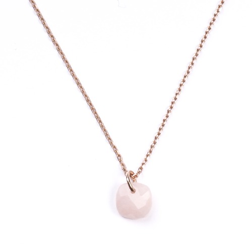 Collier Senzou New Brio Or rose et Opale