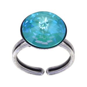 Bague Konplott Rivoli blue green silver