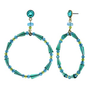 Boucles d'oreilles Konplott Bead Snake Jelly vert