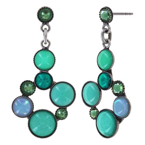 Boucles d'oreilles Konplott Shopping Drops blue-green