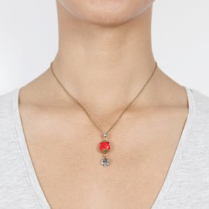 Collier Konplott Candycal rouge