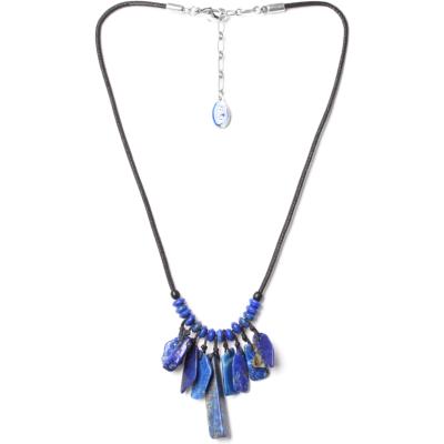 Collier Nature Bijoux Deep blue petit plastron