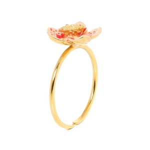 Bague Franck Herval Dafne fleur ajustable