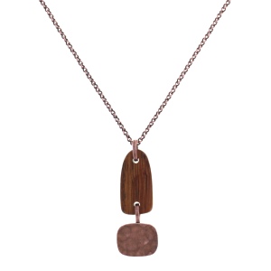 Collier Konplott Earth Wind & Business brown copper