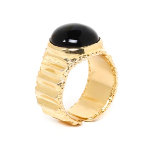 Bague Nature Bijoux Halmahera Onyx