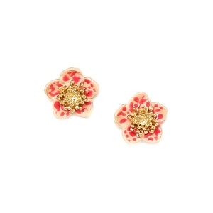 Boucles d'oreilles Franck Herval Dafne mini puces fleur