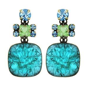 Boucles d'oreilles Konplott Tea with Taylor blue-green