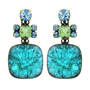 Boucles d'oreilles Konplott Tea with Taylor blue-green