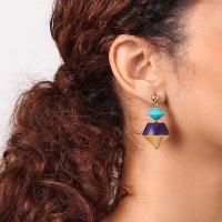 Boucles d'oreilles Nature Bijoux Arty Totem top or 