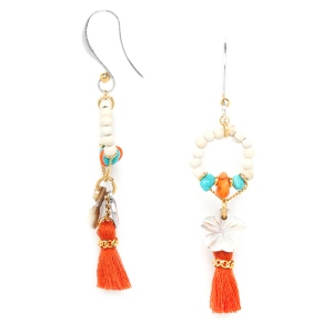 Boucles d'oreilles Nature Bijoux Formentera grand crochet