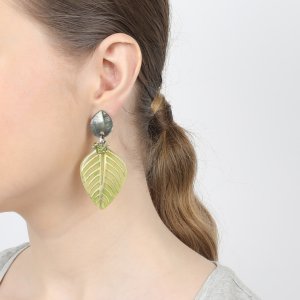 Boucles d'oreilles Nature Bijoux Herboriste bi colors