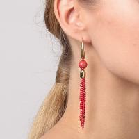 Boucles d'oreilles Nature Bijoux Iguazu Pompon 