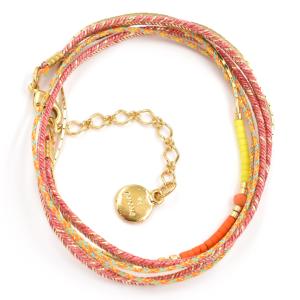 Bracelet By Garance Lila doré jaune & orange