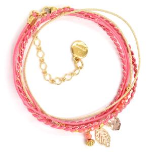 Bracelet By Garance Pretty doré fushia