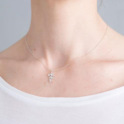 Collier a Beautiful Story Delicate argent pendentif branche