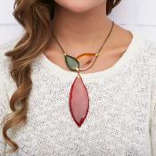 Collier Nature Bijoux Land Art Y