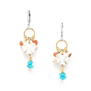 Boucles d'oreilles Nature Bijoux Formentera croles gitanes