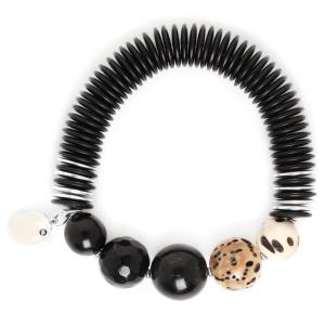 Bracelet Nature Bijoux Serval 5 perles rondes