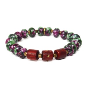 Bracelet Nature Bijoux Zoisite extensible