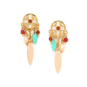 Boucles d'oreilles Franck Herval Céline pampille nude