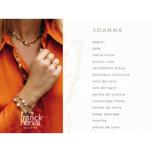 Bracelet Franck Herval Joanna extensible coquillage