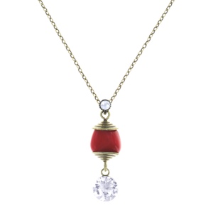 Collier Konplott Candycal rouge