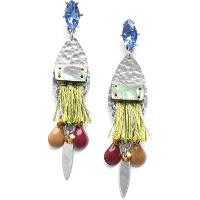 Boucles d'oreilles Franck Herval Abby 3 pampilles