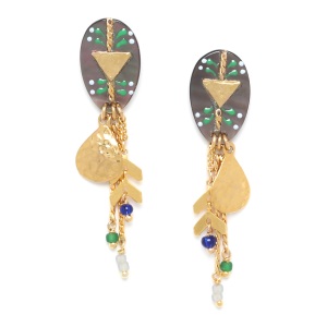 Boucles d'oreilles Franck Herval Calypso multipampilles