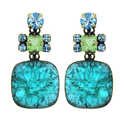 Boucles d'oreilles Konplott Tea with Taylor blue-green