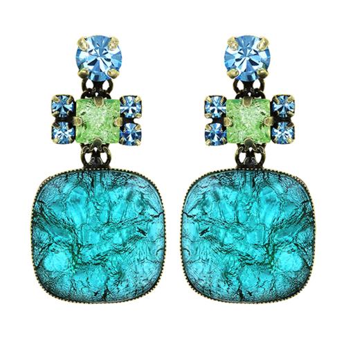 Boucles d'oreilles Konplott Tea with Taylor blue-green