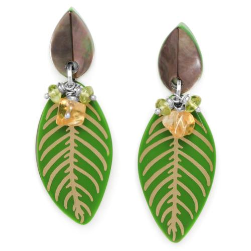 Boucles d'oreilles Nature Bijoux Herboriste petites