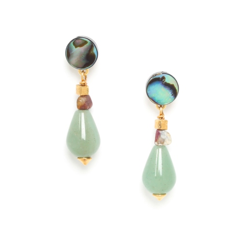 Boucles d'oreilles Nature Bijoux Papatea petite goutte