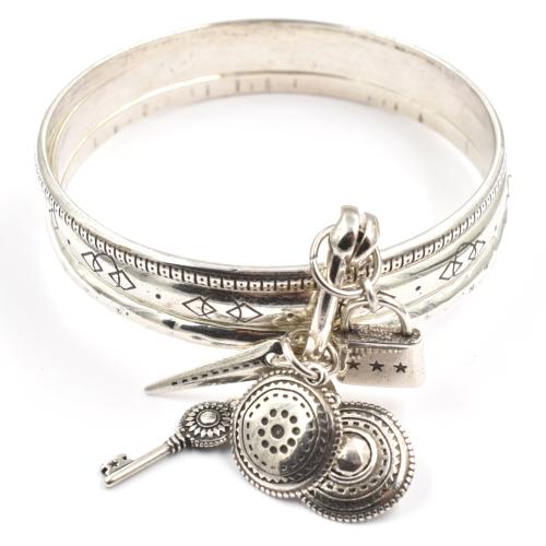 Bracelet Shabada Joncs argentés Timeless Nina 31 M