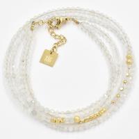 Bracelet ZAG double 2 tours Moon stone 