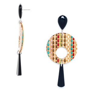 Boucles d'oreilles Nature Bijoux Kimono grandes boucles