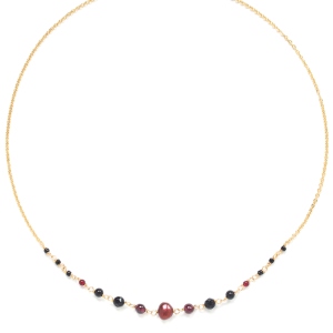 Collier Franck Herval Mlany perles