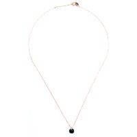 Collier Senzou New Brio Or rose et Onyx