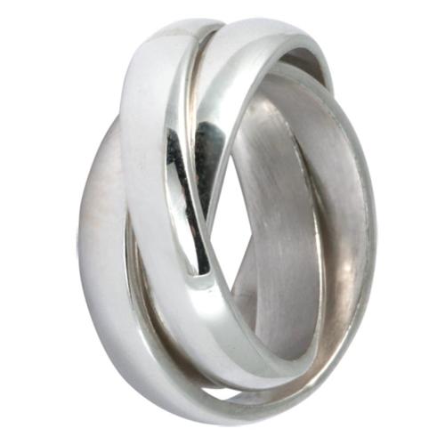 Bague Canyon argent 3 anneaux pais taille 56